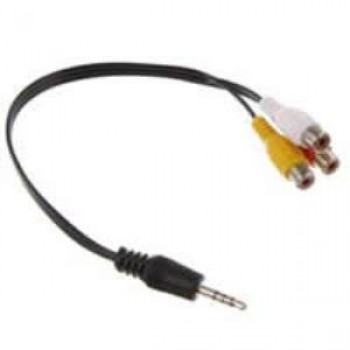 TopSync Adaptateur 3.5mm mâle vers 3 RCA Femelle Audio/Vidéo