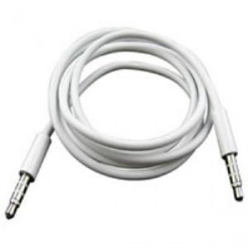 TopSync 0.91m 3.5mm Male To 3.5mm Male Stereo Audio Cable, 4 contacts, White