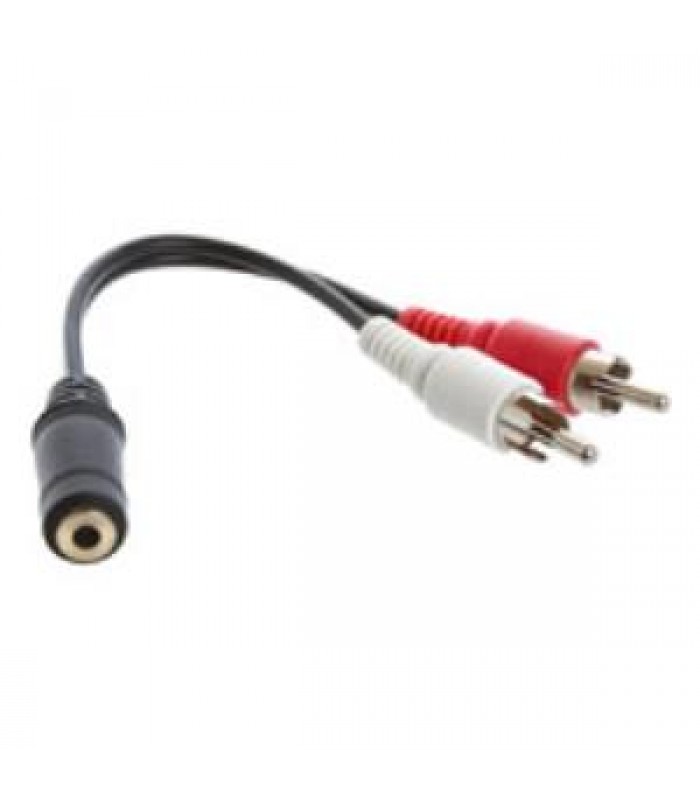 TopSync Y Adaptor, 3.5mm stereo female to 2 RCA male