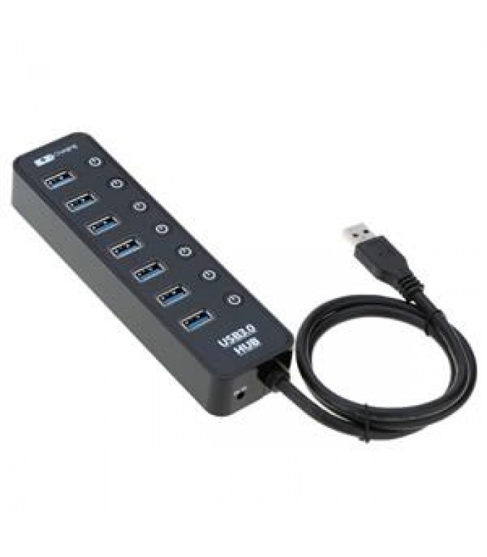 TopSync Superspeed 7 Port USB 3.0 Hub ON/OFF switch