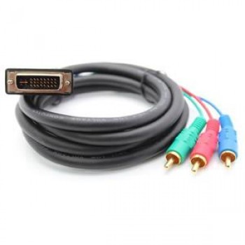 TopSync DVI to 3 RCA Component Cable 24+1 6FT (1.8m)