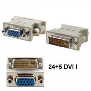 Adaptateur DVI 24+5 mâle à VGA femelle de TopSync