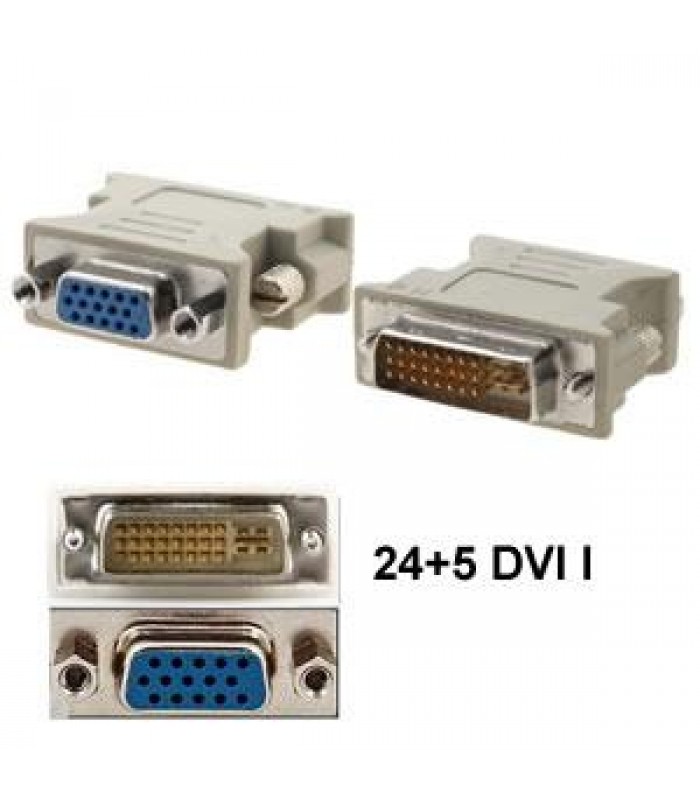 Adaptateur DVI 24+5 mâle à VGA femelle de TopSync