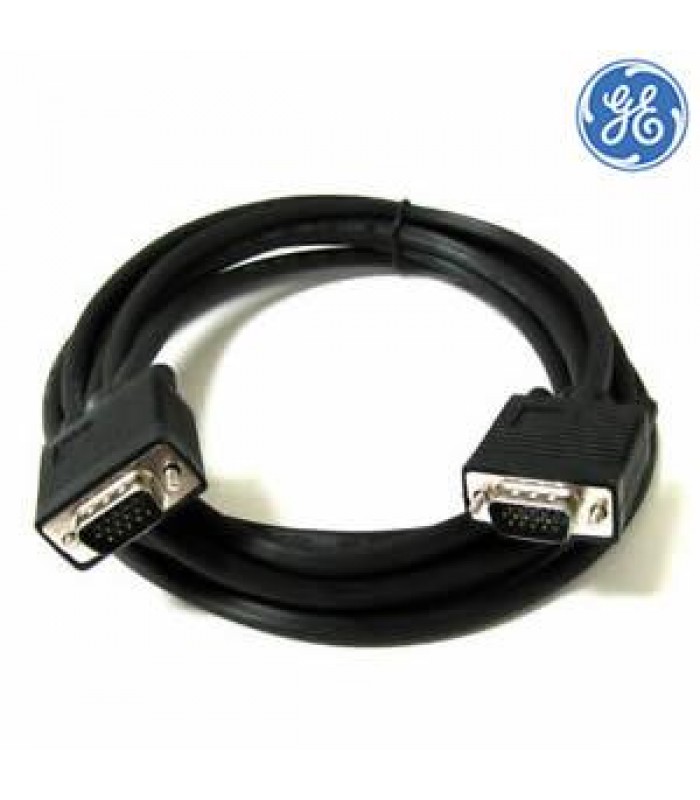 GE 6ft (1.8m) Coax High Resolution Monitor VGA Cable HD15 M/M