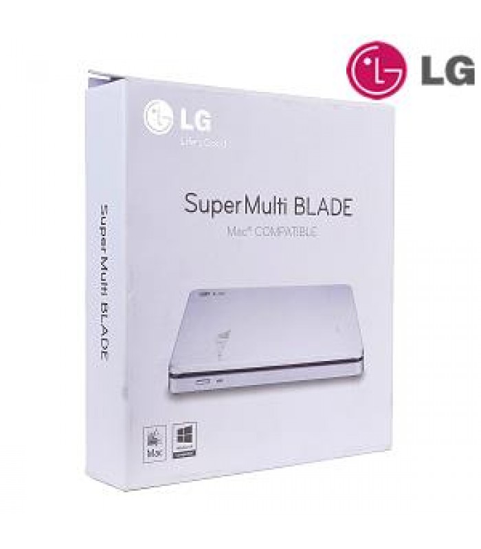 LG Portable External Slim DVD/RW Drive AP70NS50 Silver- Refrubished