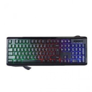 Clavier USB filaire rétroéclairé Rainbow iMicro US9821C