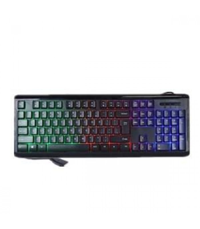 iMicro US9821C Rainbow Backlit Wired USB Keyboard