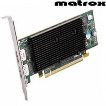 Carte graphique Matrox M9128 1 Go PCI-E X16 Dualhead à profil long (2 x Displayport) - Usagée
