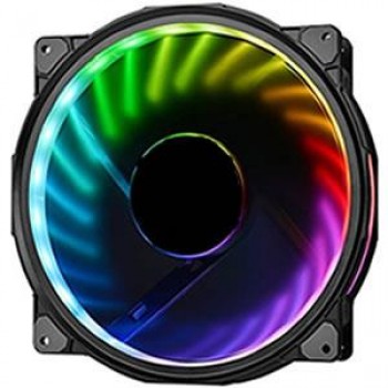 RGB 200mmX200mm Fan with RGB Flash Light (Case)