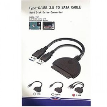 Adaptateur USB 3.0 vers SATA M/F 
