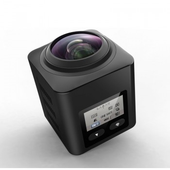 Caméra action sportive 360°, Wi-Fi, HD, 1080P, 4K, noir de Global Tone