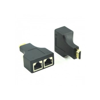 Global Tone HDMI Extender Using Cat5e or CAT6 Cable, 1080P, 3D, Extend Upto 30 meters