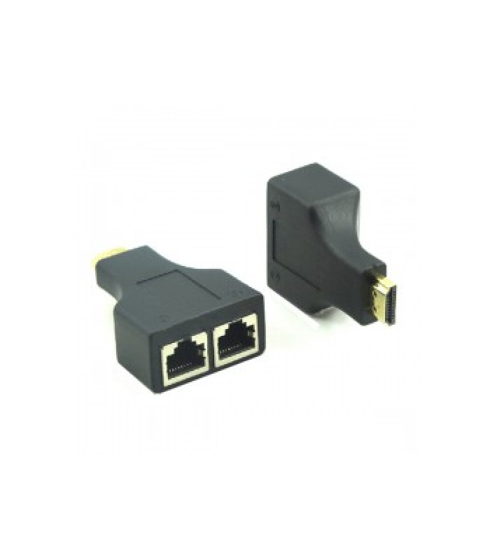 Global Tone HDMI Extender Using Cat5e or CAT6 Cable, 1080P, 3D, Extend Upto 30 meters