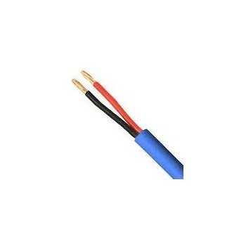 Fil pour haut-parleur In-Wall Cable 2/14 AWG FT-4 Bleu de Global Tone - 500 pi.