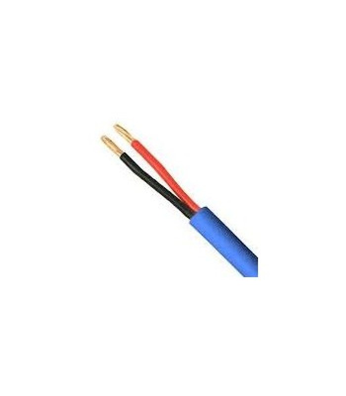 Fil pour haut-parleur In-Wall Cable 2/14 AWG FT-4 Bleu de Global Tone - 500 pi.