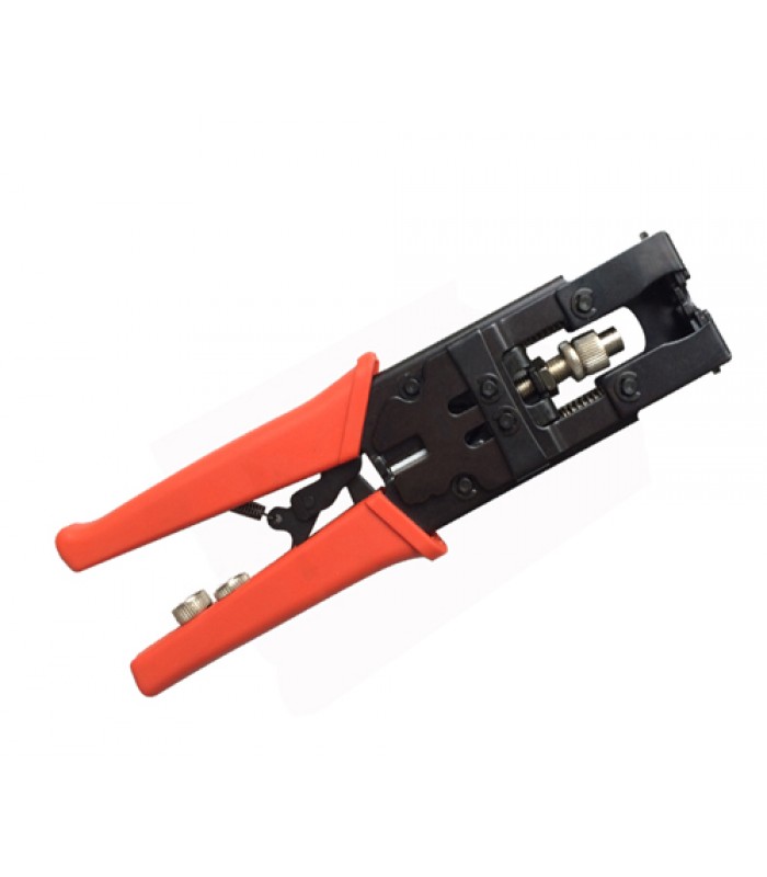 Crimping Tool Professional Connector Compression Crimper for Coaxial F / BNC / RCA