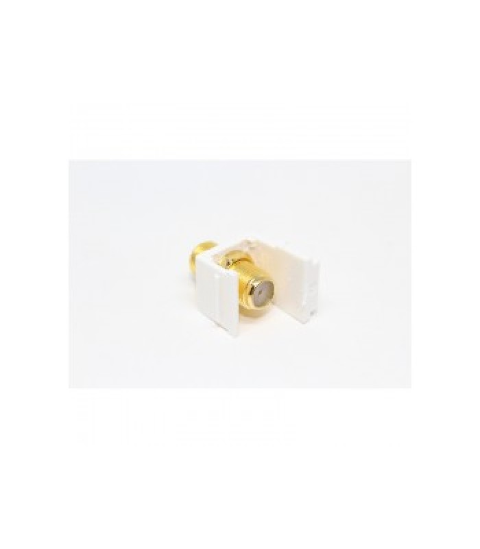 Global Tone Keystone Jack F Coaxial, Gold Plated