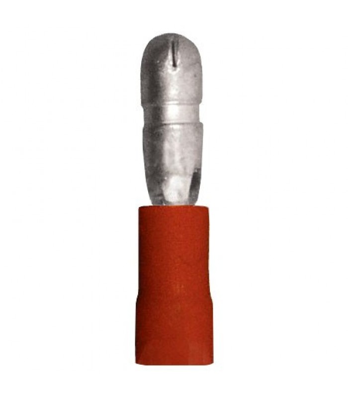 Terminal bullet simple baril 22-18 AWG mâle 0.156 - Paquet de 100