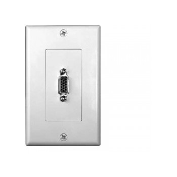 Plaque Murale VGA Femelle / Femelle, Decora, Blanche de Global Tone