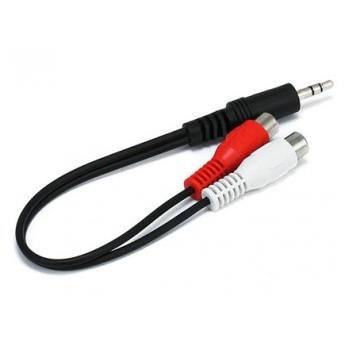 3.5mm Mâle à 2 RCA Femelle de Global Tone