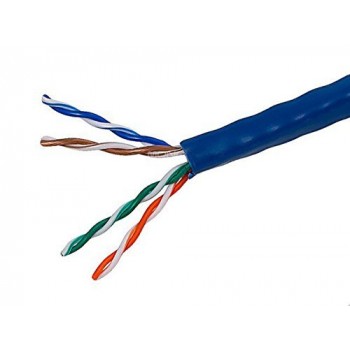 CAT5E solid UTP 4P* BLUE LAN cable 1000ft PULL BOX CCA
