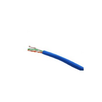 500ft 24AWG CAT5E UTP Bulk Ethernet Network Cable, CCA, Blue