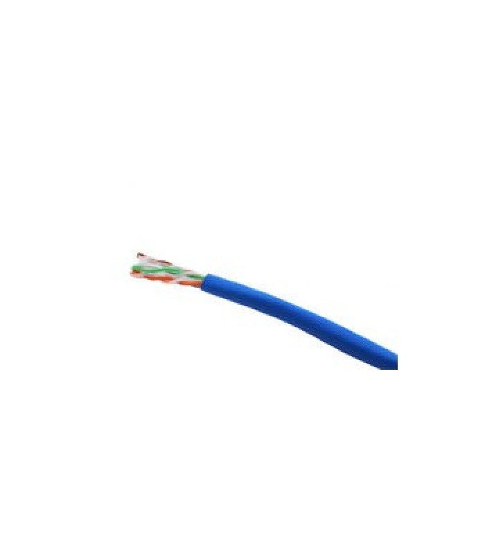 500ft 24AWG CAT5E UTP Bulk Ethernet Network Cable, CCA, Blue