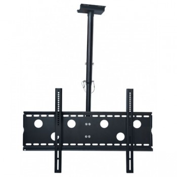 Global Tone Ceiling Mount TV Bracket, 32-70in, 0-20d, ext. 57-80cm 100kg black 800x400