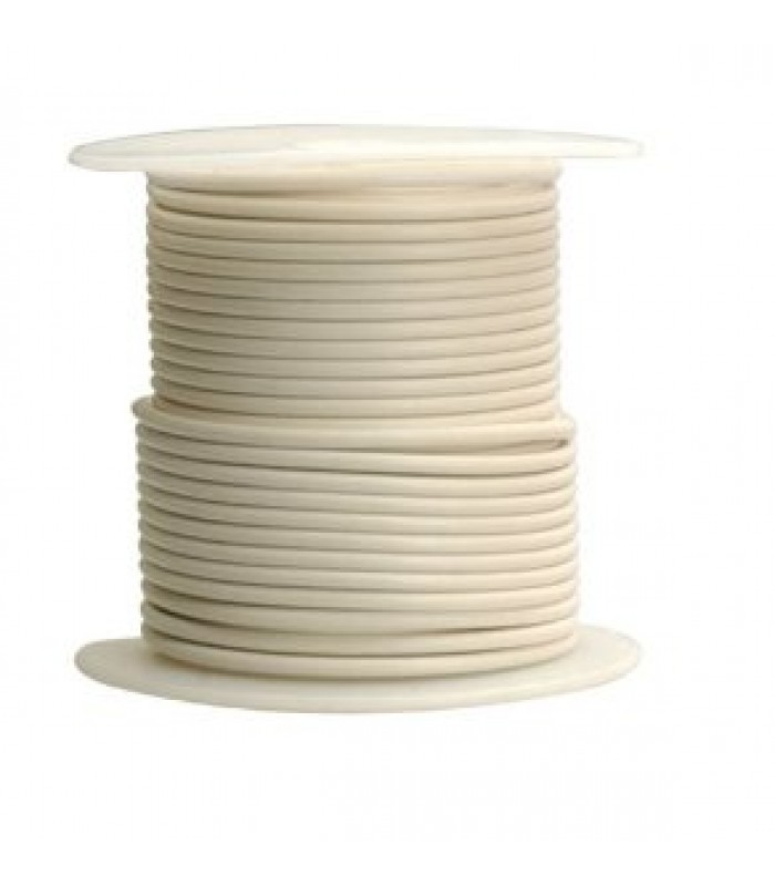 dByles 18 AWG White Primary / Hook Up Wire - 100 ft.