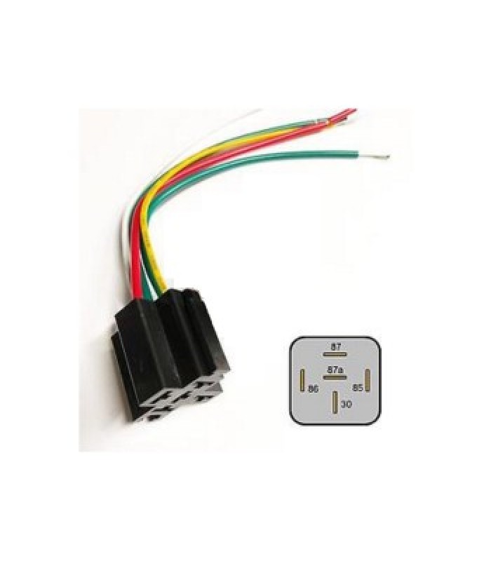 Global Tone Base for Relay 80A (No.01032) with 12awg wires