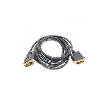 10ft DVI Cable, Male / Male, 24+5, Gold Connector, Black