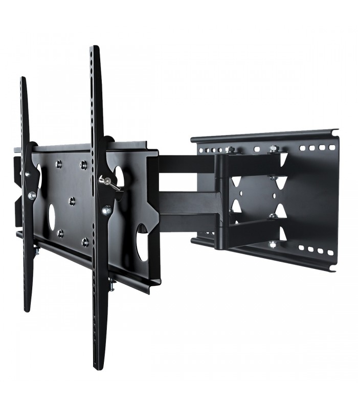 Articulating TV Bracket (PLB127B), 32 to 60, max 80kg VESA 600x400, Black