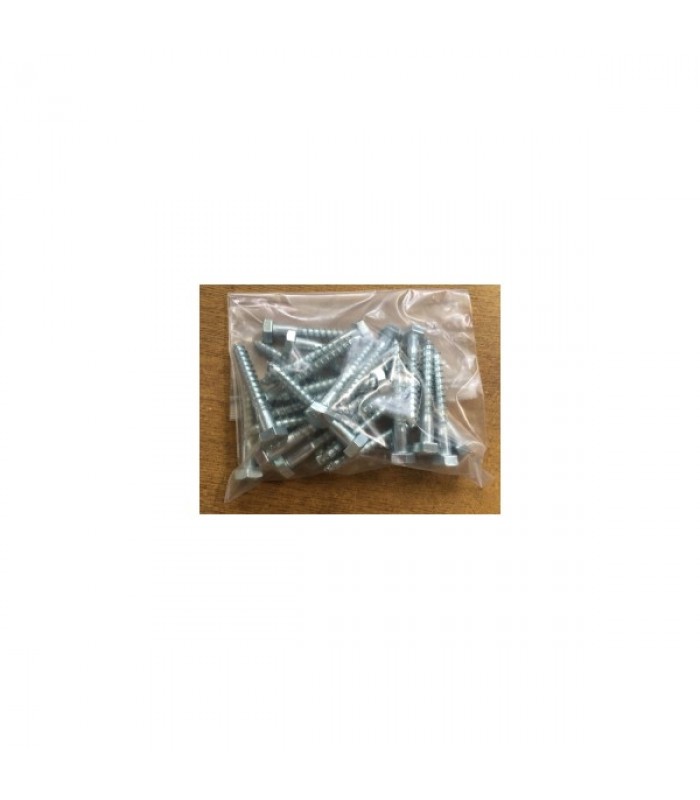 Global Tone Self-Tapping Screws for Wall Mount Bracket, M8-13 mm x 65 mm, Bag of 25pcs