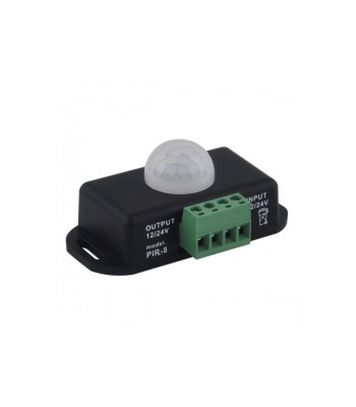 Global Tone Infrared PIR Motion Sensor Switch for LED Products, 8A, 12-24VDC