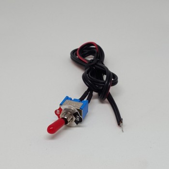 MTS-1 Interrupteur On/Off avec fil, 60cm, 3A, 250V, 18 AWG de Global Tone