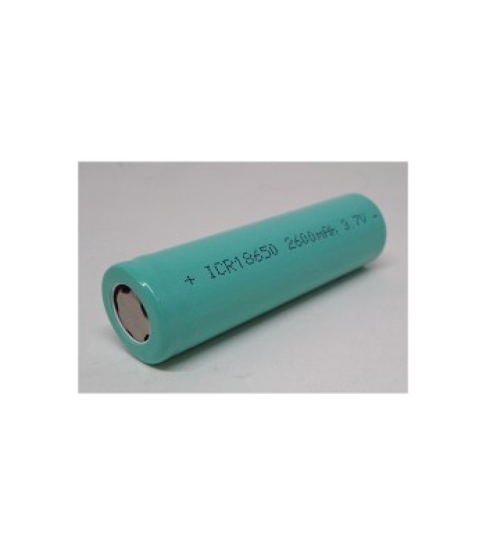 Batterie rechargeable 18650, Li-ion, 3.7V Cells, 2000 mA, Drain 1-2A de Global Tone