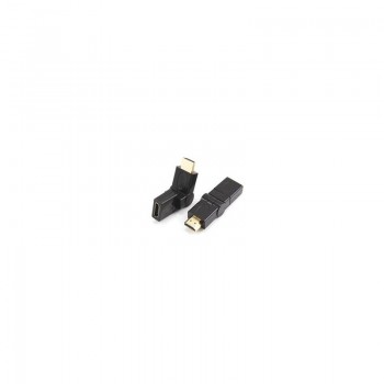 Global Tone HDMI male to HDMI female adaptor, gold plated, rotating 360 Degrees