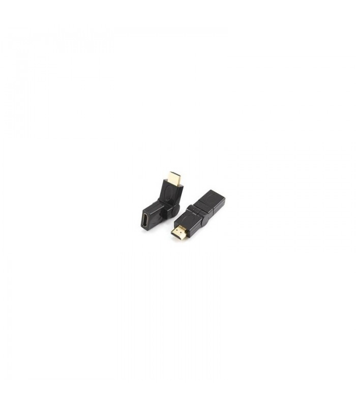 Adaptateur HDMI mâle à HDMI femelle, plaqué Or, rotation 360 Degrés de Global Tone