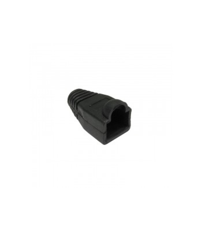 Global Tone RJ45 PVC Cable Boot Black - Pack of 10