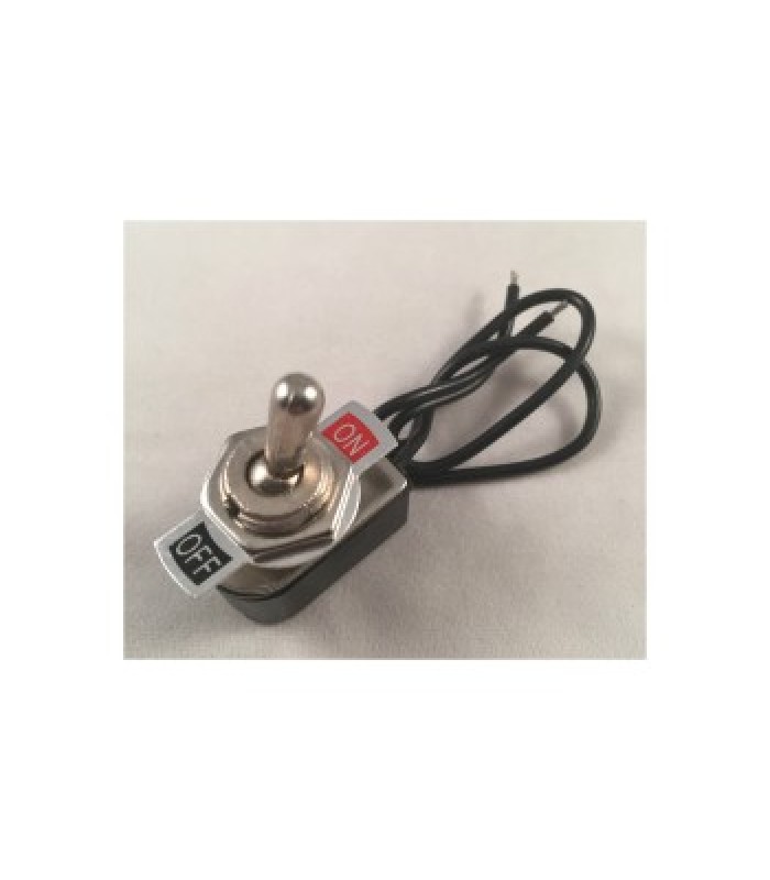 Toggle Switch On-Off, SPST, 10A, 125V