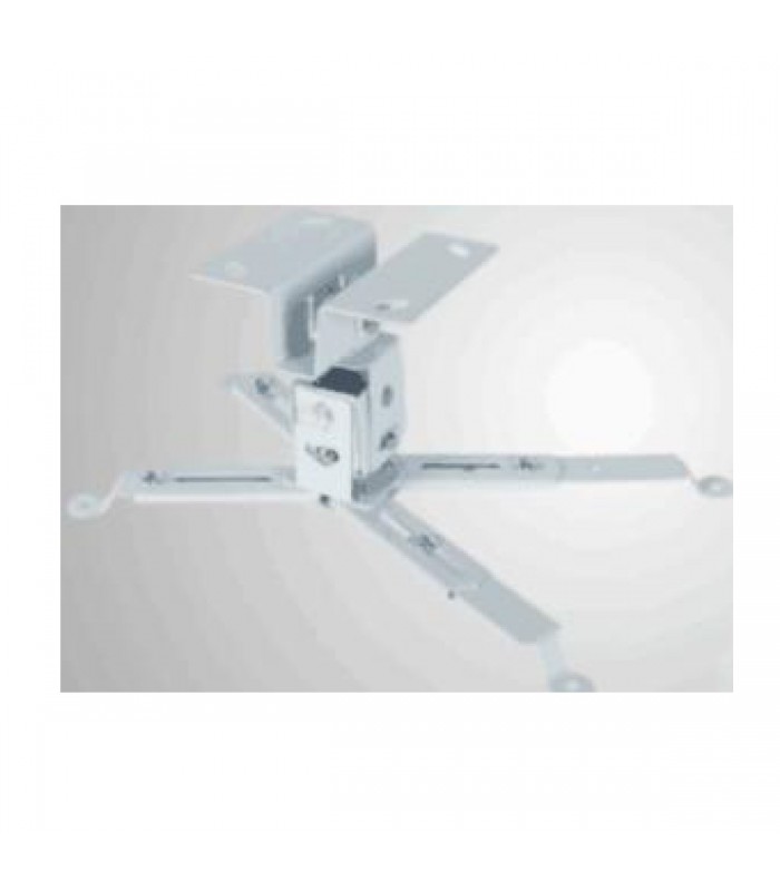 Support de projecteur pour plafond, max: 10kg, profil 140mm, Blanc de Global Tone