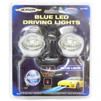 Ensemble de lumières DEL bleues