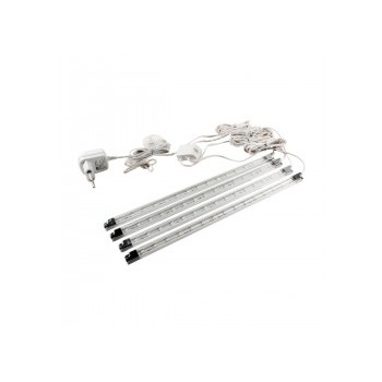 Kit de lumière bande dessous de cabinet cULus 6000K Blanc Froid - Paquet de 4