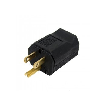 Fiche mâle pour cordon d'alimentation nema 5-15P 125vac 15A 16-14awg Noir de Global Tone