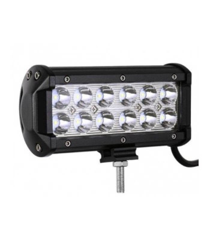 Global Tone 12 LED Light Bar, 12x3w, 1500LM, 10-30VDC, IP67 ,6000k