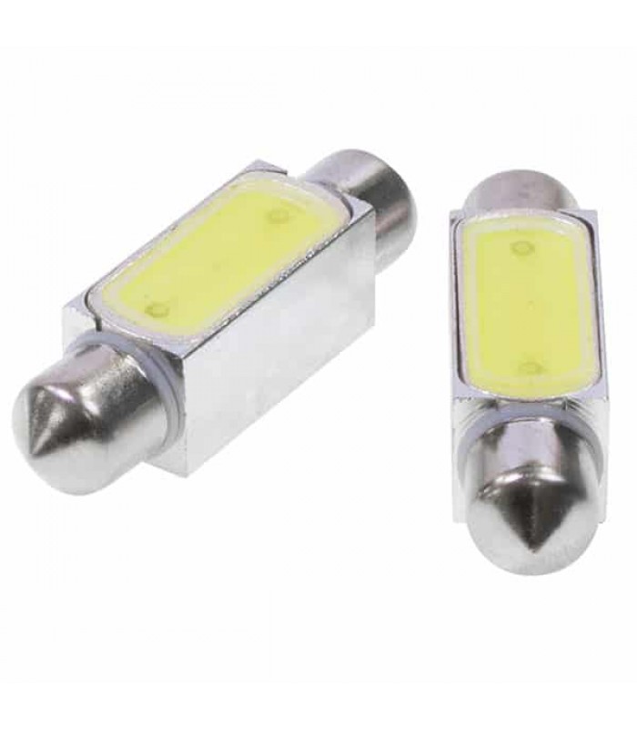 PureVolt Ampoules CANBUS 1 DEL 1.5W blanches – 12 VDC Base SV8.5 - Paquet de 2