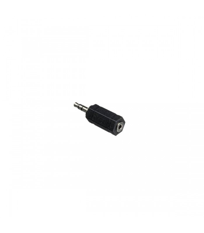 Adaptateur 2.5mm mâle stéréo à 3.5mm femelle stéréo, Plaqué Nickel, Noir de Global Tone