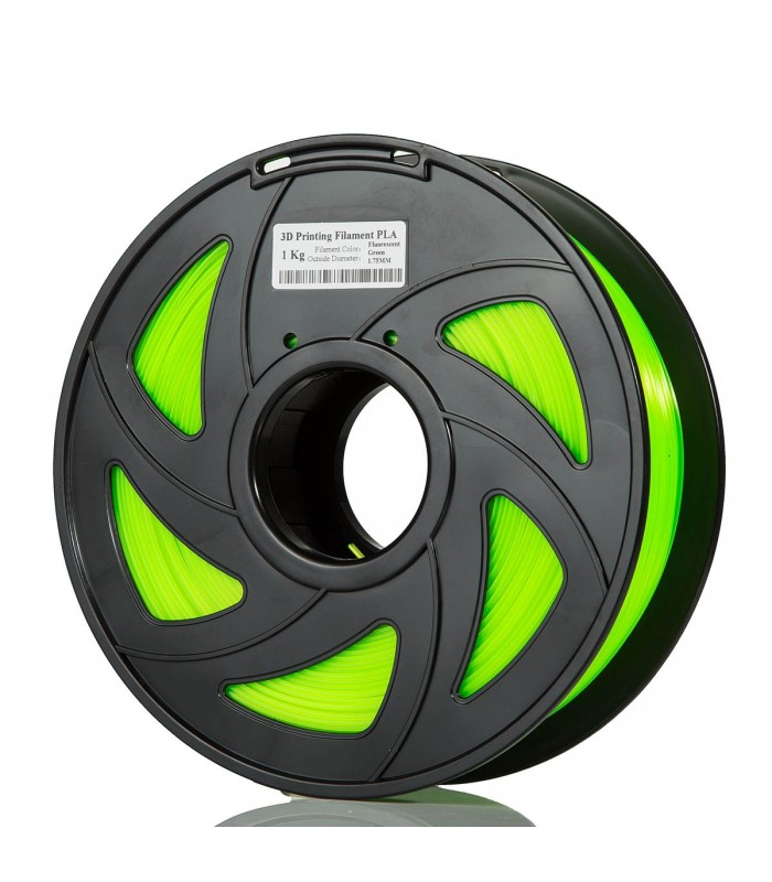 CloneBox Filament PLA dimprimante 3D 1.75mm Préc. +/-0.01mm 1kg Vert Fluo