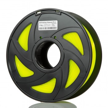 CloneBox Filament PLA d'imprimante 3D 1.75mm Préc. +/-0.01mm 1kg Jaune Fluo