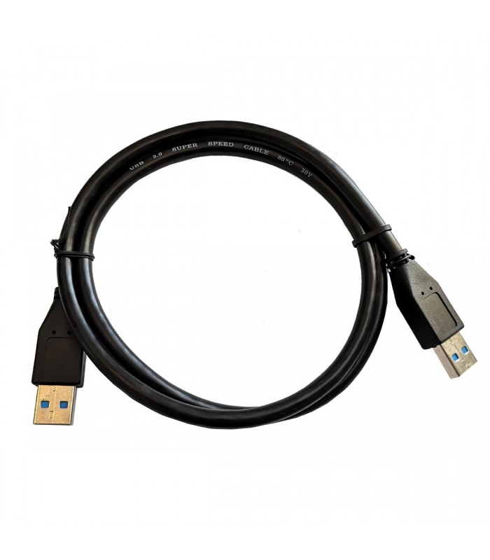 Global Tone 3ft USB 3.0 A Male to A Male Cable, 28awg, Black